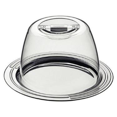 Imagem de Porta-queijo Tramontina Ciclo Em Aço Inox 20cm