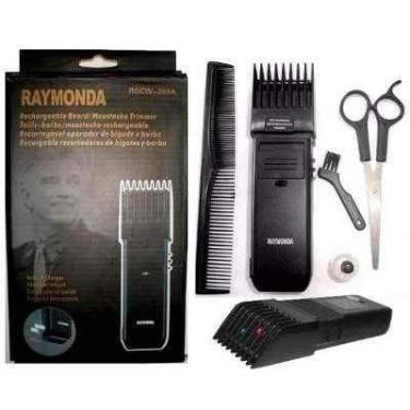 Imagem de Barbeador elétrico pente regulável e tesoura Rscw-389a