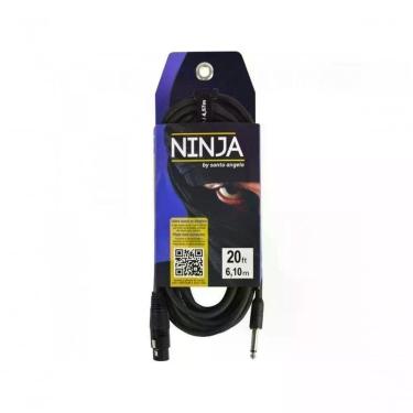 Imagem de Cabo P10 X Xlr Fêmea 6,10m Ninja Hg B Santo Angelo