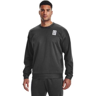 Imagem de Blusa de Treino Masculina Under Armour Recover Sleep LS Crew, Preto, G