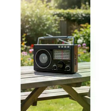 Imagem de Rádio Retrô 11 Bandas AM/FM/SW Bluetooth 10W - Congratulations Store