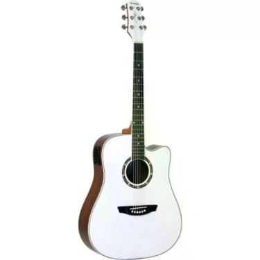 Imagem de Violão Strinberg Cd40 Aço Eletroacústico White Sparkle [f002]
