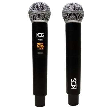 Imagem de Microfone sem fio Duplo Profissional Kadosh KDS-W392M