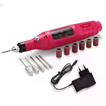 Imagem de Lixadeira lixa motor de unha elétrico profissional bivolt - genérico