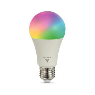 Imagem de Steck, Lâmpada Rgb+ 12W Wi-Fi Ble, Ambiente Conectado, SLAMP1
