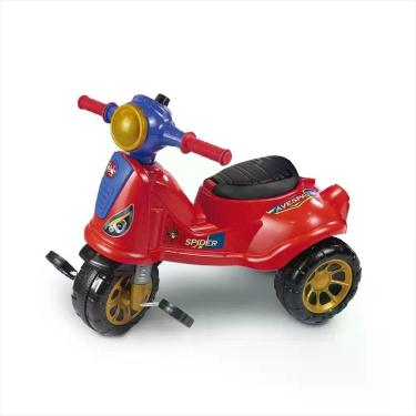 Imagem de Triciclo Infantil De Passeio E Pedal Andador Avespa Spider