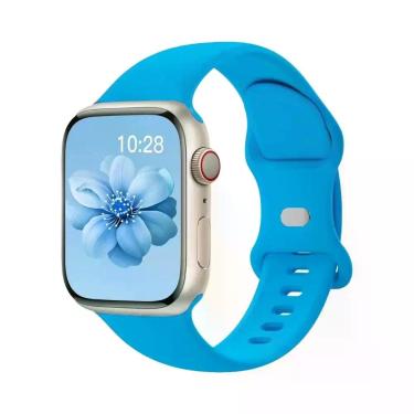 Imagem de Pulseira De Silicone De 45mm 44mm 40mm 41mm 49mm 38mm 42mm Para Apple 