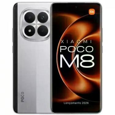 Imagem de Xiaomi POCO M8 5G 256GB Silver 8GB RAM Dual Chip 5G - Pòco M8 6G, 256G