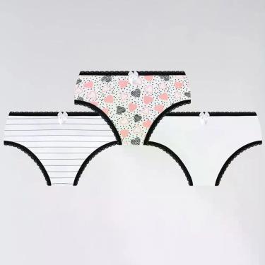Imagem de Calcinha Lobinha Infantil Estampada 18100-089 C/3, Sortido0942, PP
