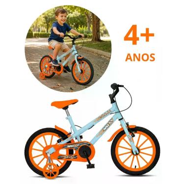 Imagem de Bicicleta Menino Aro 16 COLLI Super Boy, c/ Rodinhas de Apoio, Freios