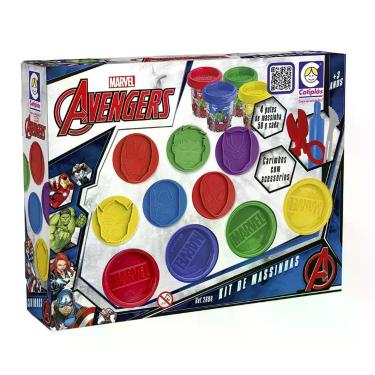 Imagem de Brinquedo Massinha Marvel Avengers - Cotiplás