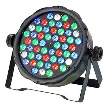 Imagem de Refletor Canhão LED PAR SLIM 64 RGBW 54 Led DMX Profisisonal