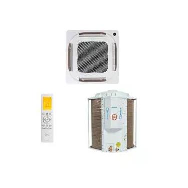 Imagem de Ar Condicionado Split Cassete 4 Vias Inverter 24000 BTUs Midea Frio 40KVQF24M5 - 220V