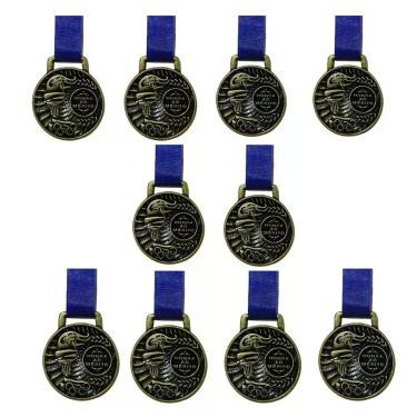Imagem de Medalha Medasul Honra ao Mérito 35mm Kit C/ 10 Unidades Cor:BronzeTama