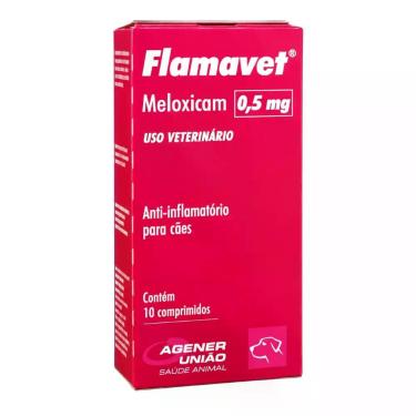 Imagem de Flamavet 0,5mg Com 10 Comprimidos Para Cães - Agener União