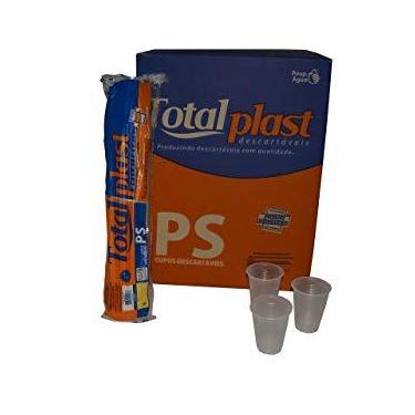 Imagem de 1.000 Copos Descartáveis Transparente 400ml Totalplast (1cx)