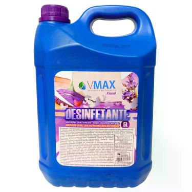 Imagem de Desinfetante Concentrado Floral 5 Litros Limpeza De Ambientes - V Max,