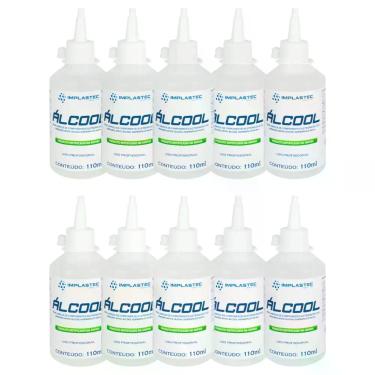 Imagem de Kit 10 Álcool Isopropilico 110ml - 99,8% PCI Limpeza Eletrônica, Placa