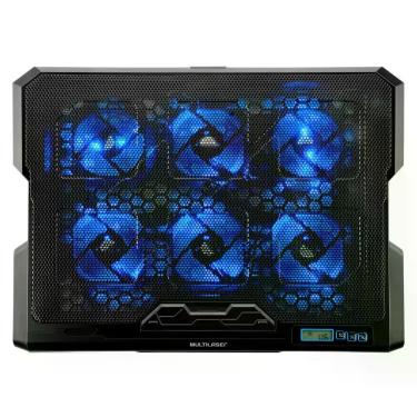 Imagem de Suporte para Notebook Multilaser AC282 - até 17 - com LED - 6 coolers