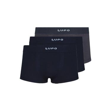 Imagem de Kit com 3 Cuecas Sunga Lupo 656-001 Colorido, Preto, GG