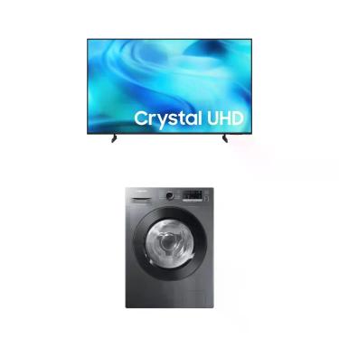 Imagem de Lava e Seca WD11M 127V + Smart TV AI 58" Crystal UHD 4K - Samsung, 110
