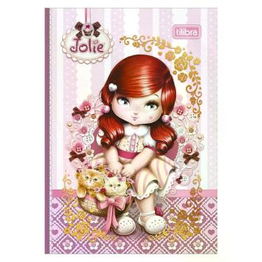 Imagem de Caderneta (Pequena) Costurada Jolie 80 Folhas 10,5cm x 14,8cm - Tilibr