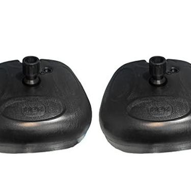 Imagem de KIT 2 BASES PLÁSTICAS PARA PISCINA E BIRIBOL (PRETO)