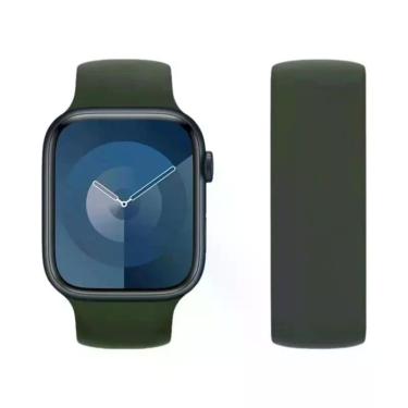 Imagem de Pulseira De Silicone Solo Loop Para Apple Watch De 44mm 45mm 46mm 49mm