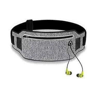 Imagem de Pochete bolsinha Esportiva Corrida Celular Fitness Slim Impermeável dolera (PRETO/CINZA)