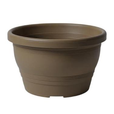 Imagem de Vaso Plástico Cuia Modelo Veneza 1,2 Litros Colorido Para Jardim Vertical, Decoração Rosa do Deserto, Samambaia (Tabaco, 50 Unidades)