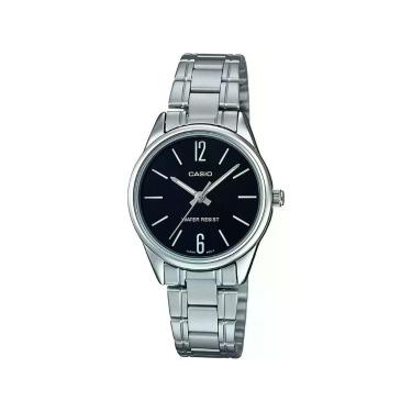 Imagem de Relógio Casio Analógico LTP-V005D Feminino Pulseira Inox Resistencia Á
