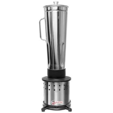 Imagem de Liquidificador Industrial Alta Rotação 4 LITROS Prata com Jarra de Aço Inoxidável 220v Cozinhas