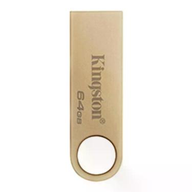 Imagem de Pendrive Kingston 64gb Usb 3.2 - Dourado (dtse9g3-64gb)