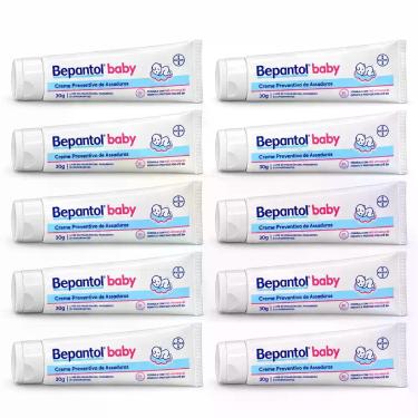 Imagem de Kit 10 Bepantol Baby Creme de Assaduras 30g Bayer Original