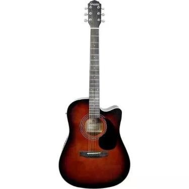 Imagem de Violão Giannini Performance Deluxe Dreadnought Ceq Sunburst