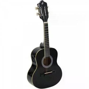 Imagem de Cavaquinho Eletroacústico CS-14 EP com Equalizador EP1 Passivo e Tarraxas Niqueladas 2+2 Preto Giannini