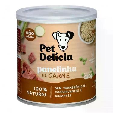 Imagem de Ração Úmida para Cães Adultos Pet Delícia Panelinha de Carne 320G 1 Unidade