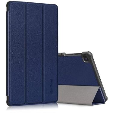 Imagem de Maxgood Capa Smart Case Compatível Samsung Galaxy Tab A7 Lite 8.7'' SM-T225 T225 AZUL, Leve, PU de qualidade,Anti-impressões digitais,Resistente a arranhões