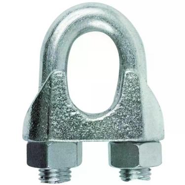 Imagem de Clips P-cabo De Aco 3-8 Leve Quality Quality Fix Clips Leve Para Cabo De Aço 3-8" - Gl-10 - Quality Fix