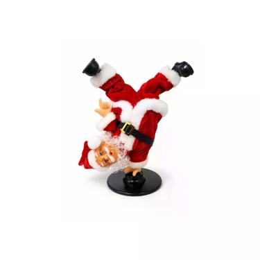 Imagem de Papai Noel Com Base Giratório 25cm -Global BR2201