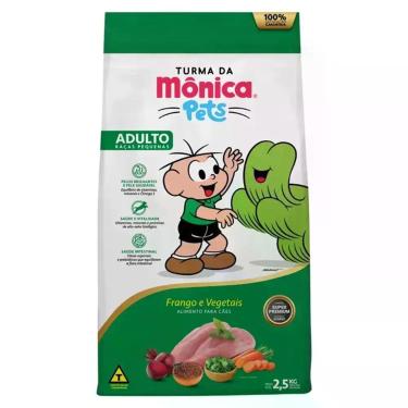 Imagem de Ração Cães Pequenos Frango E Vegetais Turma Da Monica 2,5Kg
