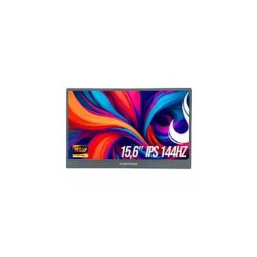 Imagem de Monitor Portátil Gamer Rise Mode Portavision 15.6", Full HD, 144Hz, IPS, Mini HDMI, USB-C, Preto - RM-MPV-15-B-144FH