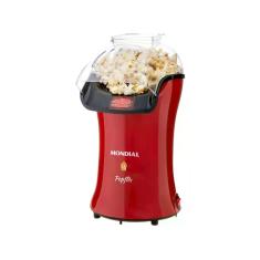 Pipoqueira Elétrica Mondial Popflix PP-03 - 1200W, Vermelho, 110V