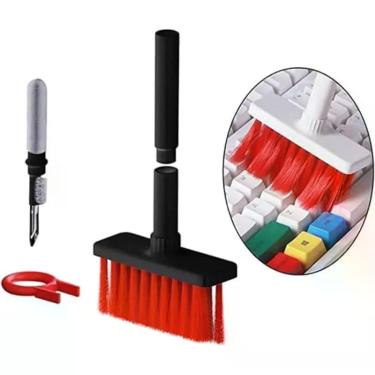 Imagem de Kit de Limpeza de Teclado Dispositivos Eletrônicos Multifuncional Fone