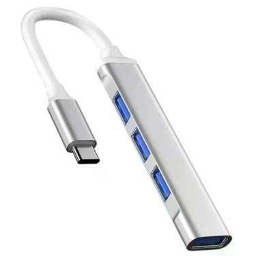 Imagem de Hub Usb-c Tipo-c 4 Portas Otg Extensão 3.0 Adaptador 5 Gbps - hongyu