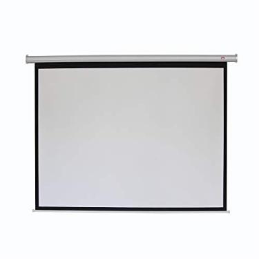 Imagem de Tela Elétrica com Controle Remoto sem Fio Voltagem 110, Tes, Branco, 100", Pacote de 1