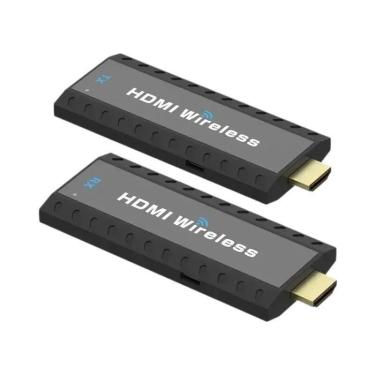 Imagem de Transmissor E Receptor De Vídeo HDMI Sem Fio Extensor Adaptador Dongle