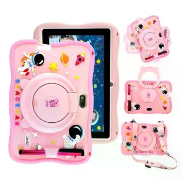 Imagem de Tablet Infantil Resistente Com Tema Astronauta E Foguete - JAY