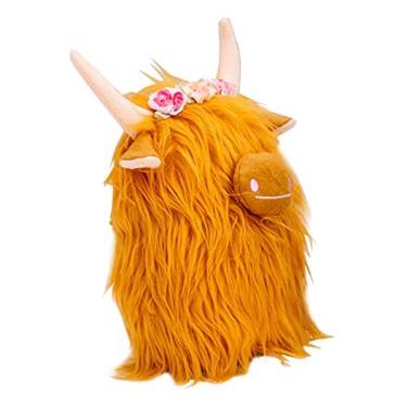 Imagem de Hemobllo Boneca De Iaque Coisas Animais Boneca De Pelúcia Preguiça De Pelúcia Brinquedo De Pelúcia Fazenda Animais De Pelúcia Vaca Abraçando Travesseiro Animais De Pelúcia De Vaca