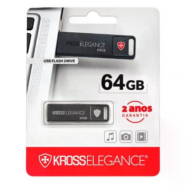 Imagem de Pen Drive Kross Elegance 64GB USB 2.0 KE-PD21DP64GB